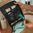 Roll Up Toiletry Bag All Black